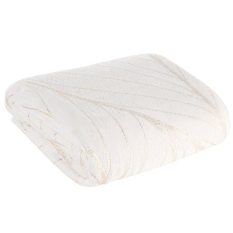 CIEPŁY CIEPŁY KOC EUROFIRANY PLED LOTOS 150 X 200 NARZUTA BIAŁY
