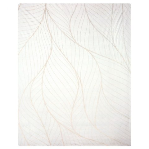 CIEPŁY CIEPŁY KOC EUROFIRANY PLED LOTOS 150 X 200 NARZUTA BIAŁY