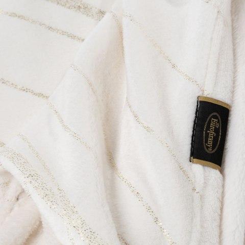 CIEPŁY CIEPŁY KOC EUROFIRANY PLED LOTOS 150 X 200 NARZUTA BIAŁY