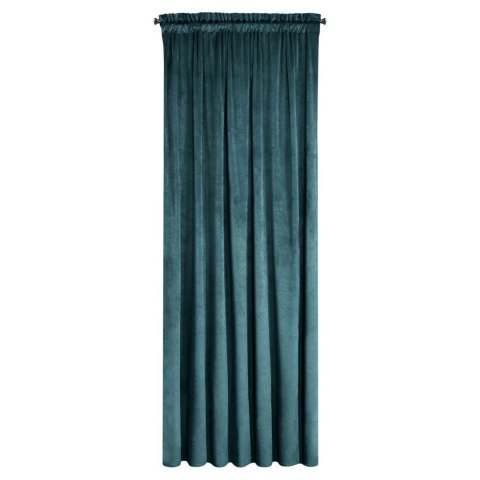 ZASŁONA   GOTOWA EUROFIRANY  1SZT. MELANIE NA TAŚMIE 140X270 CM CIEMNONIEBIESKI