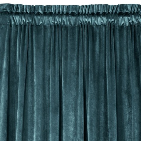 ZASŁONA   GOTOWA EUROFIRANY  1SZT. MELANIE NA TAŚMIE 140X270 CM CIEMNONIEBIESKI