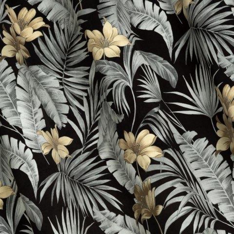 ZASŁONA   GOTOWA EUROFIRANY   LOREN 140X250 CM CZARNY