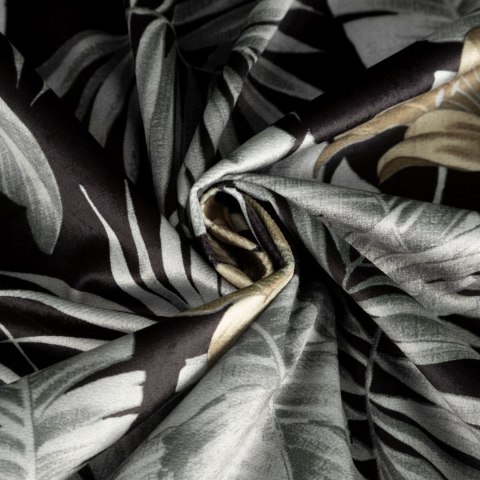 ZASŁONA   GOTOWA EUROFIRANY   LOREN 140X250 CM CZARNY