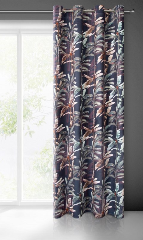 ZASŁONA   GOTOWA EUROFIRANY   1SZT. NIKOL 140X250 CM GRAFITOWY