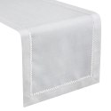 BIEŻNIK EUROFIRANY OBRUS   EMILY 40 X 180 CM BIAŁY