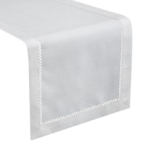 BIEŻNIK EUROFIRANY OBRUS   EMILY 40 X 180 CM BIAŁY