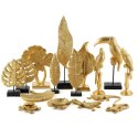FIGURKA EUROFIRANY DEKORACYJNA TOBI 25X12X33 CM ZŁOTY