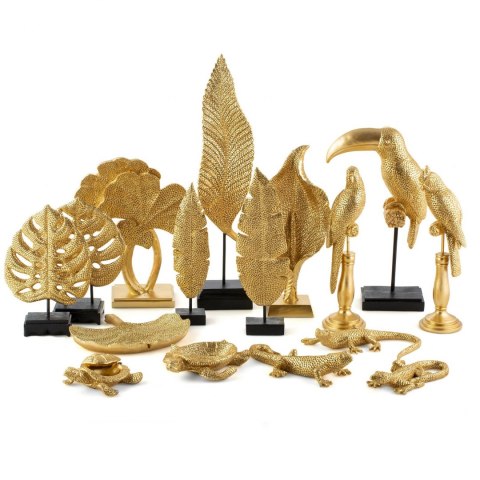 FIGURKA EUROFIRANY DEKORACYJNA TOBI 25X12X33 CM ZŁOTY