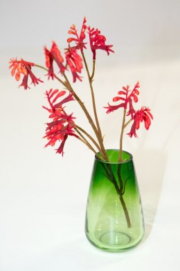 KWIAT NATU 221 DŁ. 75 CM DŁ. Z KWIATAMI 40 CM DŁ. KWIAT 6 CM CZERWONY