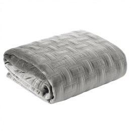 NARZUTA NA ŁÓŻKO EUROFIRANY RIA3 170X210 CM SREBRNY