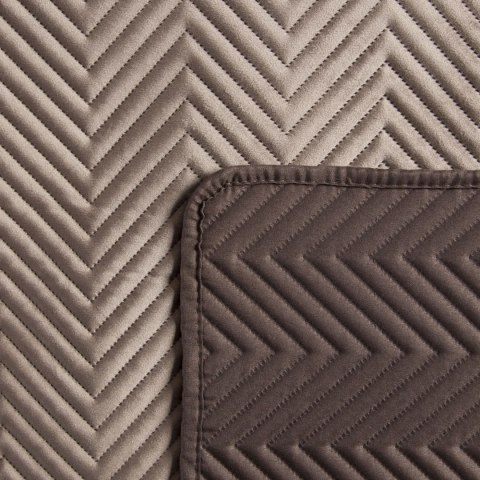 NARZUTA NA ŁÓŻKO EUROFIRANY NA ŁÓŻKO EUROFIRANY SOFIA 220X240 CM BRĄZOWY