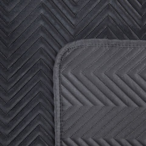 NARZUTA NA ŁÓŻKO EUROFIRANY SOFIA 220X240 CM CZARNY