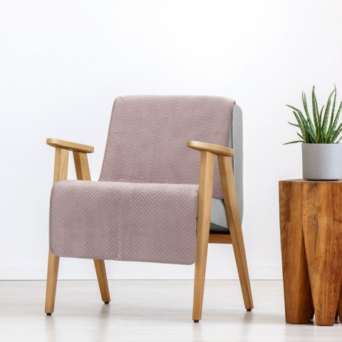 NARZUTA NA ŁÓŻKO EUROFIRANY SOFIA 70X160 CM PUDROWY RÓŻ