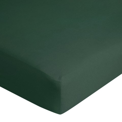 PRZEŚCIERADŁO Z GUMKĄ JERSEY D91 120X200 CM, WYS.25 CM BUTELKOWY ZIELONY