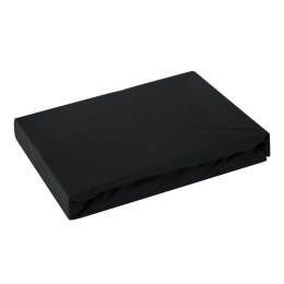 PRZEŚCIERADŁO Z GUMKĄ JERSEY D91 120X200 CM, WYS.25 CM CZARNY