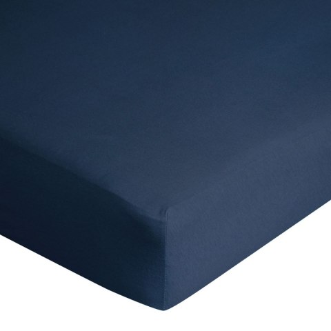 PRZEŚCIERADŁO Z GUMKĄ JERSEY D91 120X200 CM, WYS.25 CM GRANATOWY