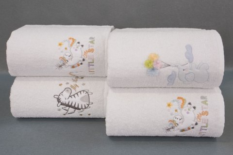 RĘCZNIK DZIECIĘCY BABY35 70X140 CM BIAŁY
