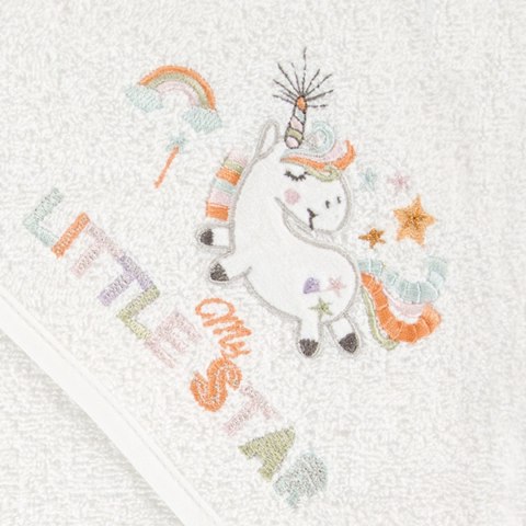 RĘCZNIK DZIECIĘCY BABY35 75X75 CM BIAŁY