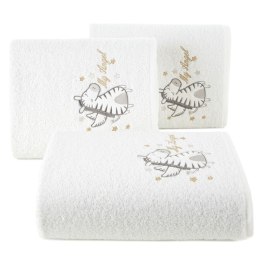 RĘCZNIK DZIECIĘCY BABY36 70X140 CM BIAŁY