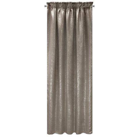 ZASŁONA GOTOWA EUROFIRANY 1SZT. EBRU NA TAŚMIE 140X270 CM BEŻOWY