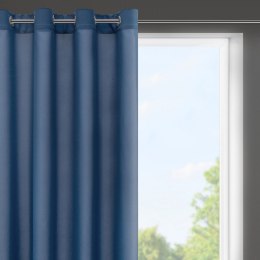 ZASŁONA GOTOWA EUROFIRANY RITA 140X175 CM CIEMNONIEBIESKI