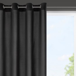 ZASŁONA GOTOWA EUROFIRANY 1SZT. RITA 140X175 CM CZARNY