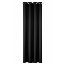 ZASŁONA GOTOWA EUROFIRANY 1SZT. RITA 140X250 CM CZARNY