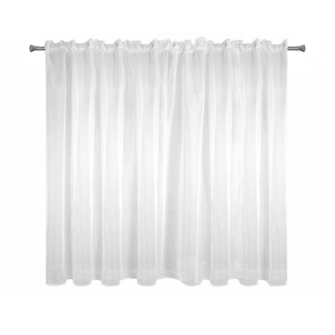 FIRANA GOTOWA EUROFIRANY LUCY NA TAŚMIE 400X150 CM BIAŁY