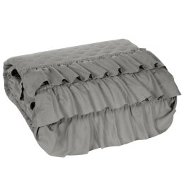 NARZUTA NA ŁÓŻKO EUROFIRANY LIBI 170X210 CM SREBRNY