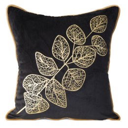 POSZEWKA NA PODUSZKĘ EUROFIRANY POPLA 45X45 CM CZARNY