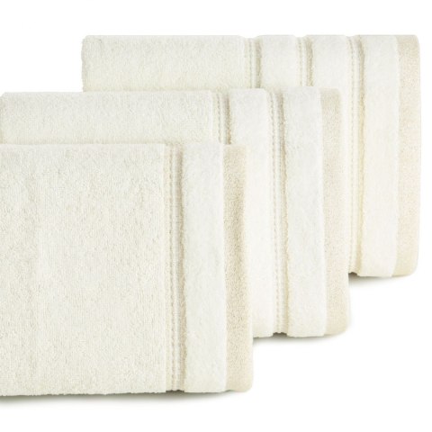 RĘCZNIK EUROFIRANY 1SZT. GLORY1 (01) 50X90 CM KREMOWY