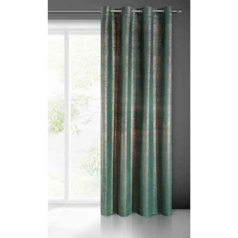 ZASŁONA EUROFIRANY GOTOWA    1SZT. AMBI 140X250 CM CIEMNOTURKUSOWY