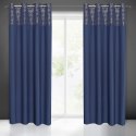 ZASŁONA GOTOWA EUROFIRANY 1SZT. DAFNE 140X250 CM GRANATOWY