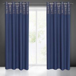 ZASŁONA GOTOWA EUROFIRANY 1SZT. DAFNE 140X250 CM GRANATOWY