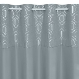 ZASŁONA GOTOWA EUROFIRANY 1SZT. DAFNE 140X250 CM SREBRNY