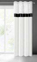 ZASŁONA GOTOWA EUROFIRANY 1SZT. JASMIN 140X250 CM BIAŁY