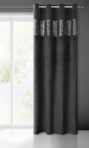 ZASŁONA GOTOWA EUROFIRANY 1SZT. MARGOT 140X250 CM CZARNY