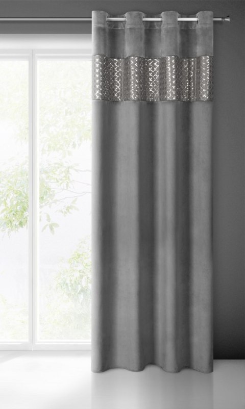 ZASŁONA GOTOWA   1SZT. MARGOT 140X250 CM GRAFITOWY