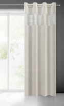 ZASŁONA GOTOWA EUROFIRANY 1SZT. MARGOT 140X250 CM SREBRNY