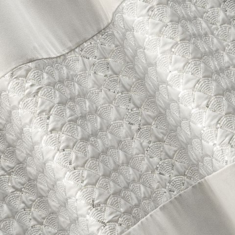 ZASŁONA GOTOWA EUROFIRANY 1SZT. MARGOT 140X250 CM SREBRNY