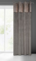 ZASŁONA GOTOWA EUROFIRANY 1SZT. PERI 140X250 CM GRAFITOWY