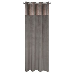 ZASŁONA GOTOWA EUROFIRANY 1SZT. PERI 140X250 CM GRAFITOWY