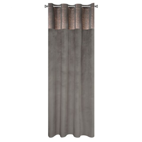 ZASŁONA GOTOWA EUROFIRANY 1SZT. PERI 140X250 CM GRAFITOWY