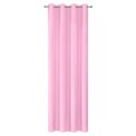 ZASŁONA GOTOWA EUROFIRANY 1SZT. RITA 140X250 CM JASNORÓŻOWY