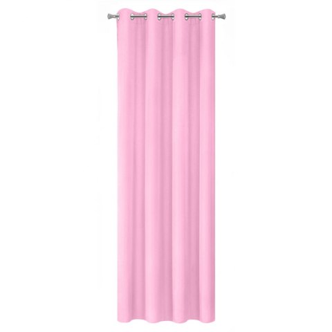 ZASŁONA GOTOWA EUROFIRANY 1SZT. RITA 140X250 CM JASNORÓŻOWY