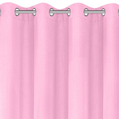 ZASŁONA GOTOWA EUROFIRANY 1SZT. RITA 140X250 CM JASNORÓŻOWY