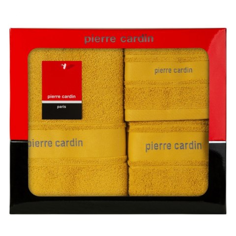 KOMPLET RĘCZNIKÓW 3 SZT NEL 30X50 CM, 50X90 CM, 70X140 CM MUSZTARDOWY