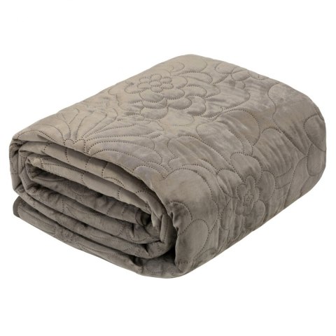 NARZUTA NA ŁÓŻKO EUROFIRANY ARIEL 4 220X240 CM CIEMNOBEŻOWY