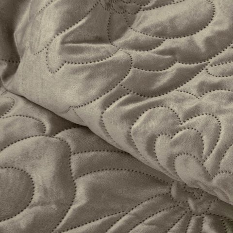 NARZUTA NA ŁÓŻKO EUROFIRANY ARIEL 4 220X240 CM CIEMNOBEŻOWY