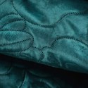 NARZUTA NA ŁÓŻKO EUROFIRANY ARIEL 4 230X260 CM CIEMNOTURKUSOWY